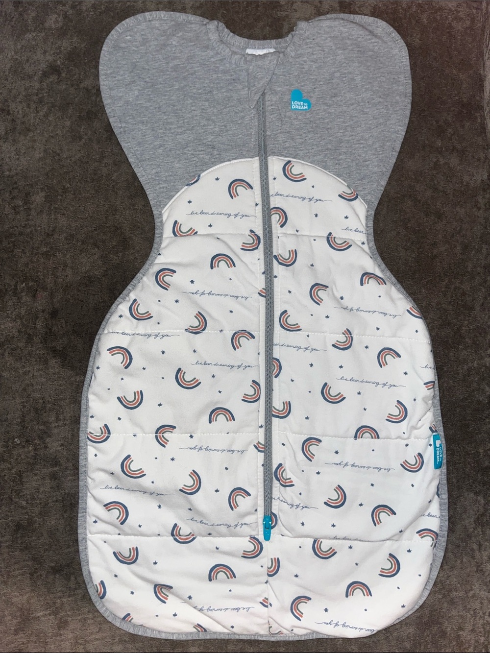 Love to Dream Swaddle UP Warm 2.5 TOG, Newborn rainbow